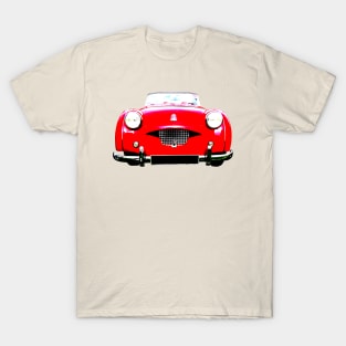 Triumph TR2 1950s British classic car bold red T-Shirt